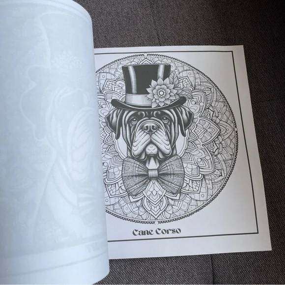 Distinguished Dogs: Large Breed Dog Mandala Coloring Book - Picture 8 of 8